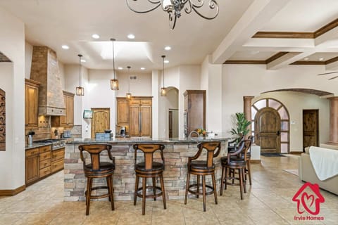 Bar Area with Six Stools