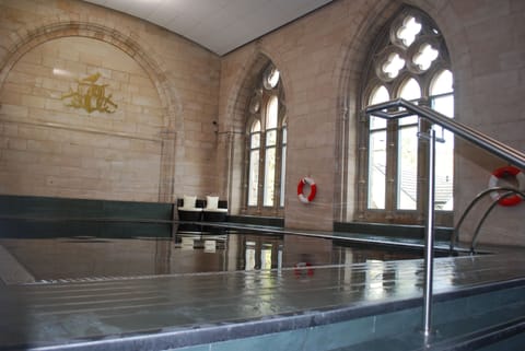 Indoor pool, a heated pool