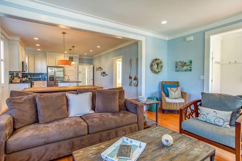 The living room couch is the perfect spot to relax and unwind