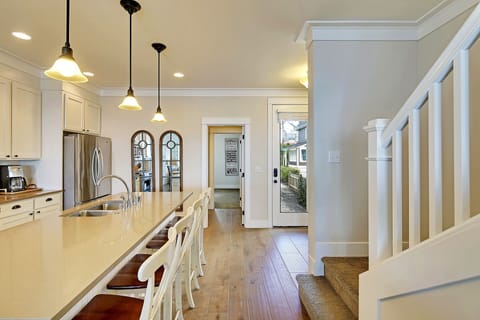 Back entry and main floor bedroom