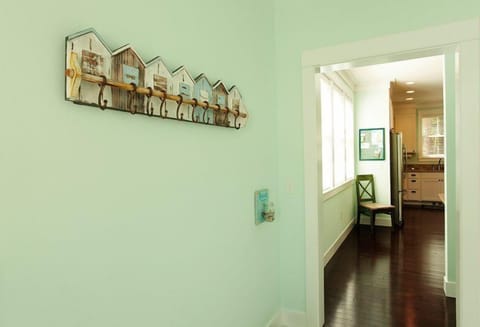 Mudroom looking into Kitchen/Dining Room
