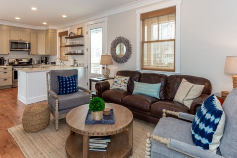 Read a book or take a nap on the comfy living room couch