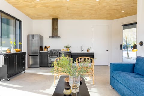 Blackhaus A's living room and kitchen.