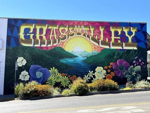 Grass Valley is home to a thriving arts community reflected in the murals you can find about town.