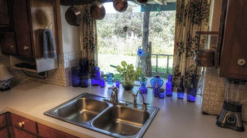 Kitchen sink with a view