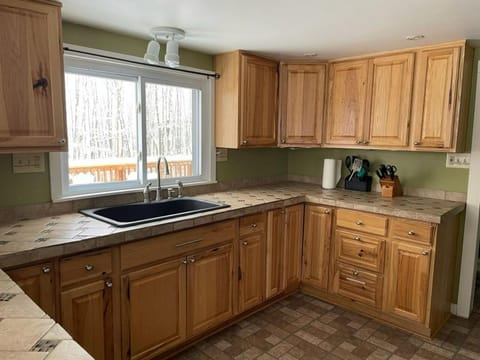 Cook like a pro in our fully stocked kitchen, 