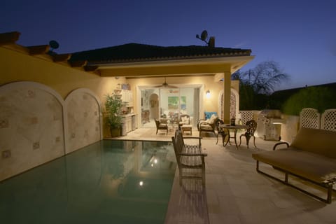 Outdoor pool, a rooftop pool