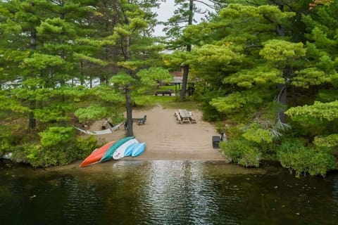 On the beach, beach towels