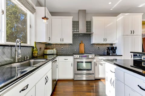 State-of-the-art kitchen appliances.