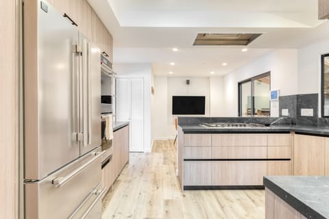 Large fridge and freezer.