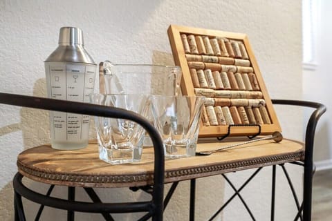 As well as our bar cart.