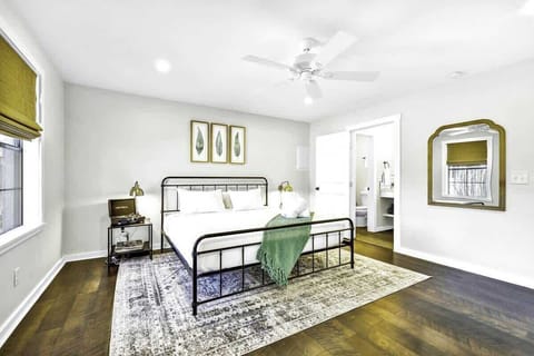 Bedroom two offers a comfy king bed.