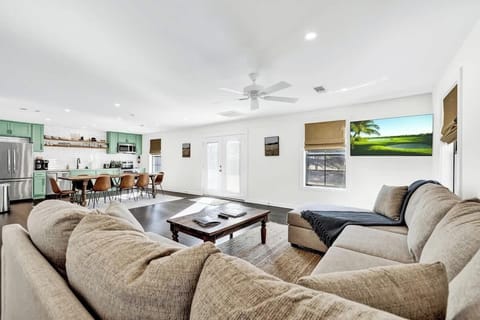 Open concept allows everyone to enjoy.