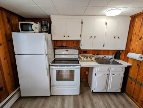 Fridge, stovetop