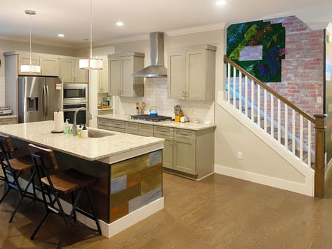 Combining Whimsical Decor With Modern Features Creates A Unique Vacation Home