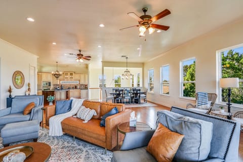 Entering back into the house from the deck