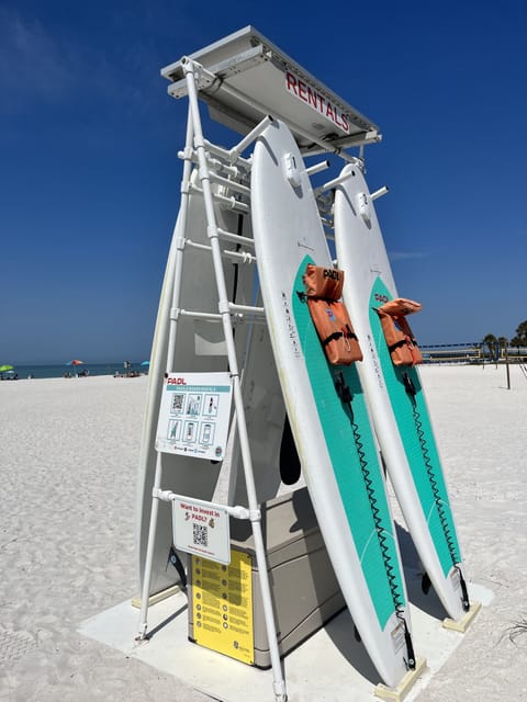 On the beach, sun loungers, beach towels