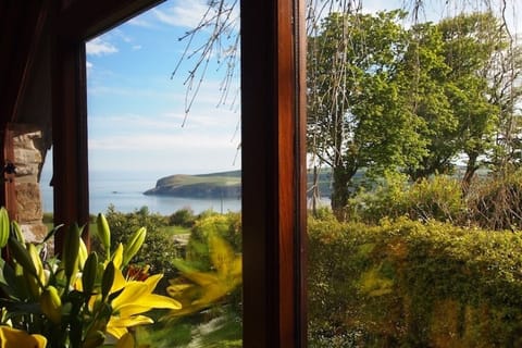 The Dramatic View of the Sea from the main Cottage Window