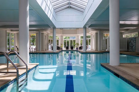 Indoor pool, a heated pool