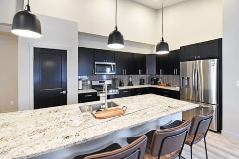 Large kitchen island