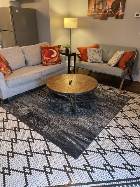 One of four sitting areas.