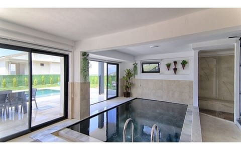 Indoor pool, outdoor pool