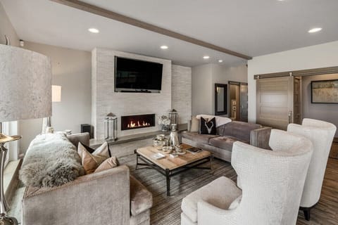 Living area | TV, fireplace