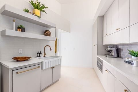 Embrace modern charm in this Arizona rental's thoughtfully designed pantry—a perfect blend of style and functionality.