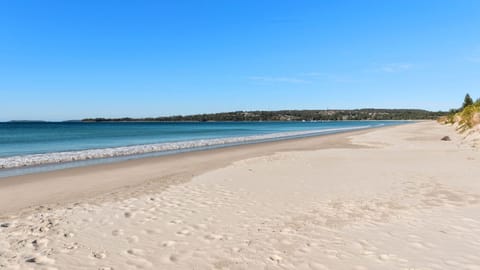 On the beach