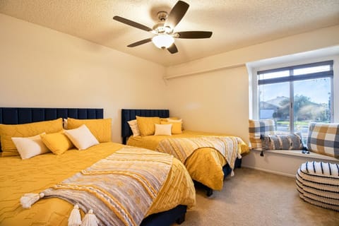 Full Size Beds, reading area plus, TV with your favorite channels. All brand New