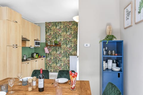 Kitchen and dining area