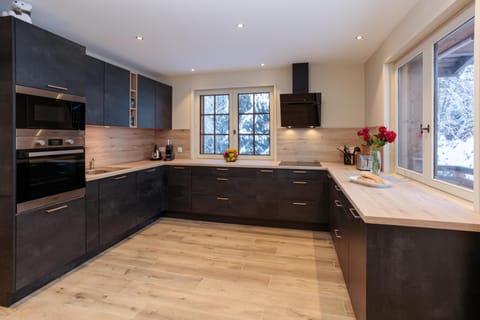 Large fully equipped kitchen