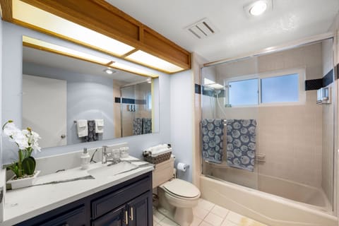 Combined shower/tub