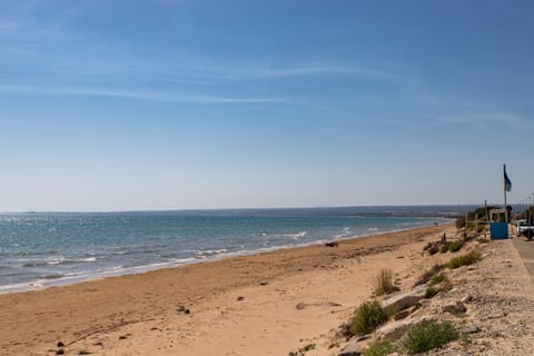 On the beach