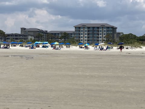 View of resort from ocean
