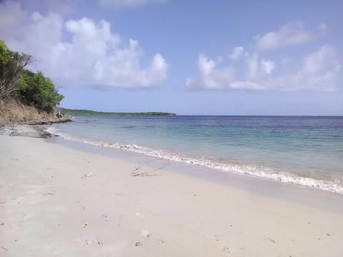 On the beach