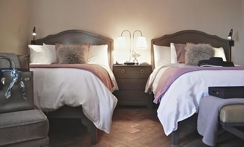 2 bedrooms, premium bedding, desk, iron/ironing board