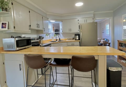Fully stocked kitchen w/ everything you will need to feed your crew!
