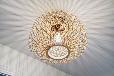 Tastefully-decorated with new light fixtures throughout.