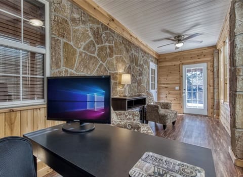 Bright and airy space with stylish seating, perfect for relaxing or remote work!