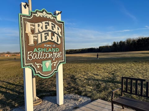  Located across the street, Freer Field Home of the Ashland Balloonfest