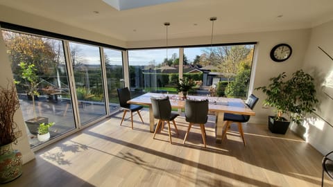 Large kitchen table with great views