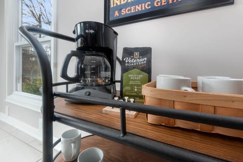 Visit the coffee cart for fresh cup of joe!