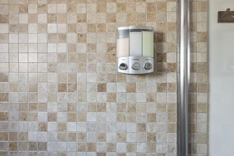 Save space in your luggage - shampoo, conditioner, and body wash are provided.