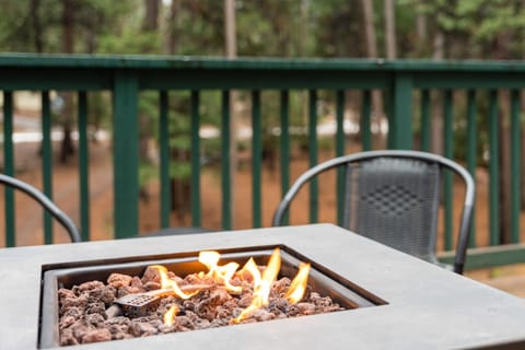 Sit by the fire and breathe in that fresh mountain air.