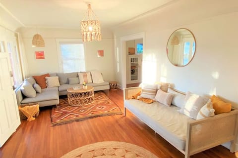 Cozy and stylish furnishings in the living room.