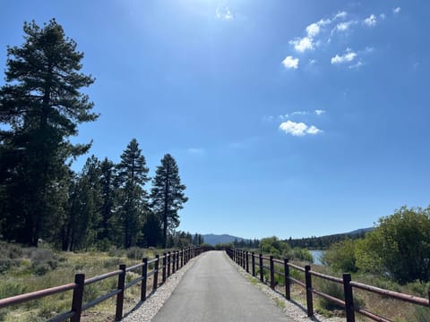 Paved bike paths for walks, or bike rides to the lake!