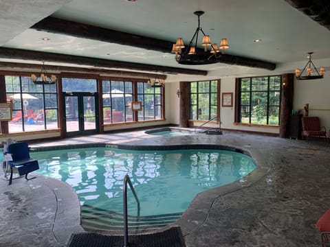 Indoor pool, outdoor pool