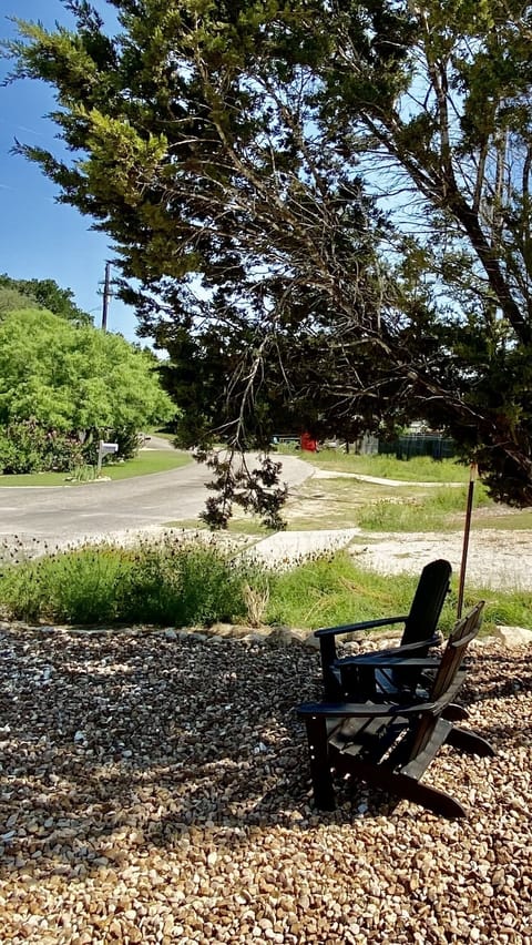 Sit in our front porch, relax, and watch the deer roam!
