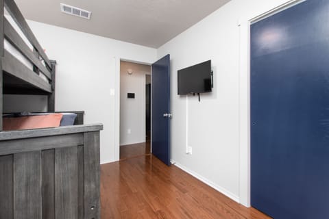Bunk room with smart TV